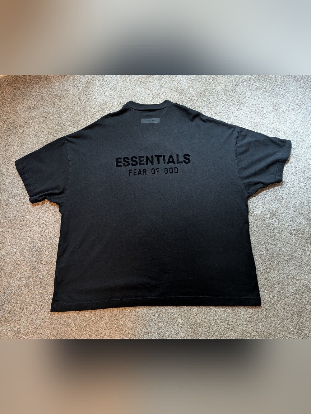 Fear Of God Essentials V Neck T Shirt L XL XXL Black